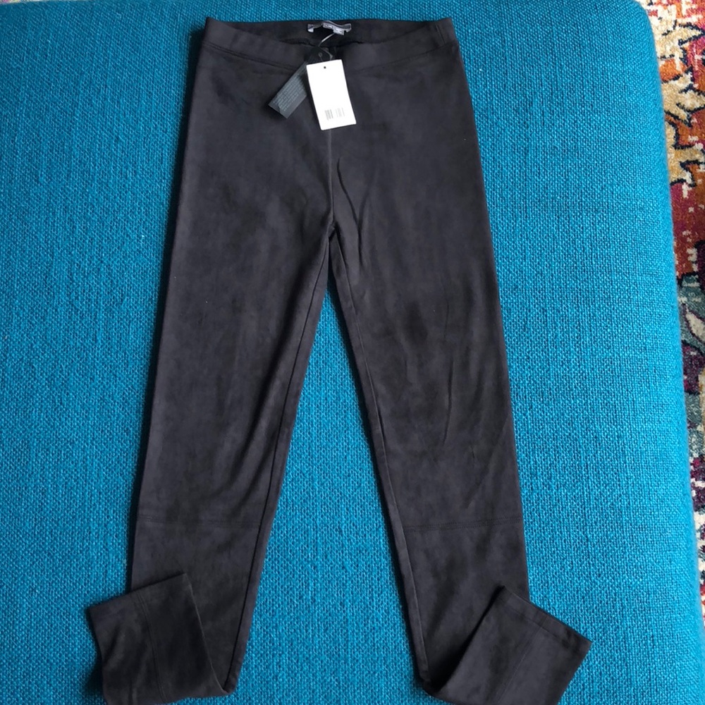 NWT Vince Girls Suede-feel Leggings (L)
